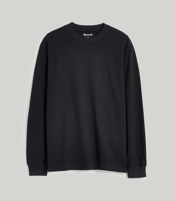 Madewell Brushed Long-Sleeve Boxy Tee